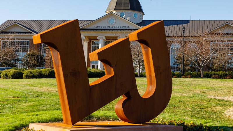 Outdoor image of LU statue